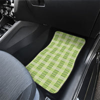 Aloha Hawaii Pakalana Pikake Lei Car Mats Palaka Inspired Hawaiian-plaid Pastel Green LT14 - Polynesian Pride