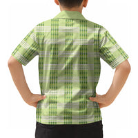 Aloha Hawaii Pakalana Pikake Lei Hawaiian Shirt Palaka Inspired Hawaiian-plaid Pastel Green LT14 - Polynesian Pride