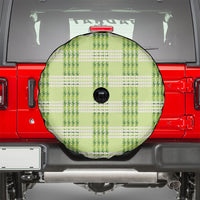 Aloha Hawaii Pakalana Pikake Lei Spare Tire Cover Palaka Inspired Hawaiian-plaid Pastel Green LT14 - Polynesian Pride