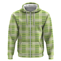 Aloha Hawaii Pakalana Pikake Lei Zip Hoodie Palaka Inspired Hawaiian-plaid Pastel Green LT14 Zip Hoodie Green - Polynesian Pride