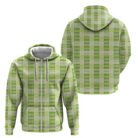 Aloha Hawaii Pakalana Pikake Lei Zip Hoodie Palaka Inspired Hawaiian-plaid Pastel Green LT14 - Polynesian Pride