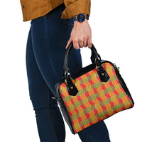 Aloha Hawaii Ilima Maile Lei Shoulder Handbag Palaka Inspired Hawaiian-plaid Red LT14 - Polynesian Pride