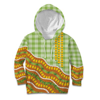 Hawaii Leis Palaka Motifs Kid Hoodie Pikake Pakalana Maile Ilima Kakau Style LT14 Hoodie Multicolor - Polynesian Pride