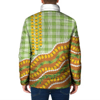 Hawaii Leis Palaka Motifs Padded Jacket Pikake Pakalana Maile Ilima Kakau Style LT14 - Polynesian Pride