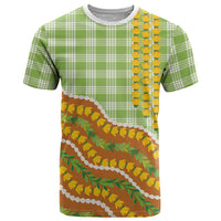 Hawaii Leis Palaka Motifs T Shirt Pikake Pakalana Maile Ilima Kakau Style LT14 Multicolor - Polynesian Pride