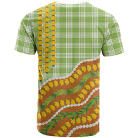 Hawaii Leis Palaka Motifs T Shirt Pikake Pakalana Maile Ilima Kakau Style LT14 - Polynesian Pride
