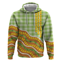 Hawaii Leis Palaka Motifs Zip Hoodie Pikake Pakalana Maile Ilima Kakau Style LT14 Pullover Hoodie Multicolor - Polynesian Pride