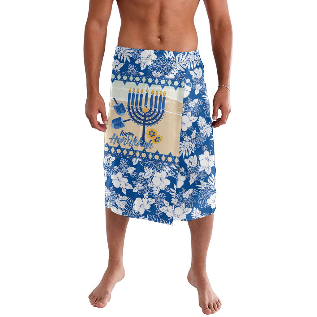 Chanukah Jewish Hawaii Lavalava Festival of Lights Hanukkah Menorah Tropical Flowers