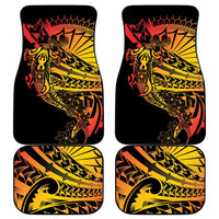 Gradient Marquesas Islands Car Mats Marquesan Matatiki Hammerhead Shark Patutiki LT14 - Polynesian Pride