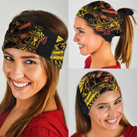 Gradient Marquesas Islands Neck Gaiter Marquesan Matatiki Hammerhead Shark Patutiki LT14 - Polynesian Pride