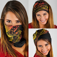 Gradient Marquesas Islands Neck Gaiter Marquesan Matatiki Hammerhead Shark Patutiki LT14 - Polynesian Pride