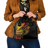 Gradient Marquesas Islands Shoulder Handbag Marquesan Matatiki Hammerhead Shark Patutiki - Polynesian Pride