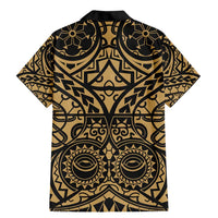 Austral Islands Family Matching Mermaid Dress and Hawaiian Shirt Tuhaa Pae Penu Stars Necklace Gold LT14 - Polynesian Pride