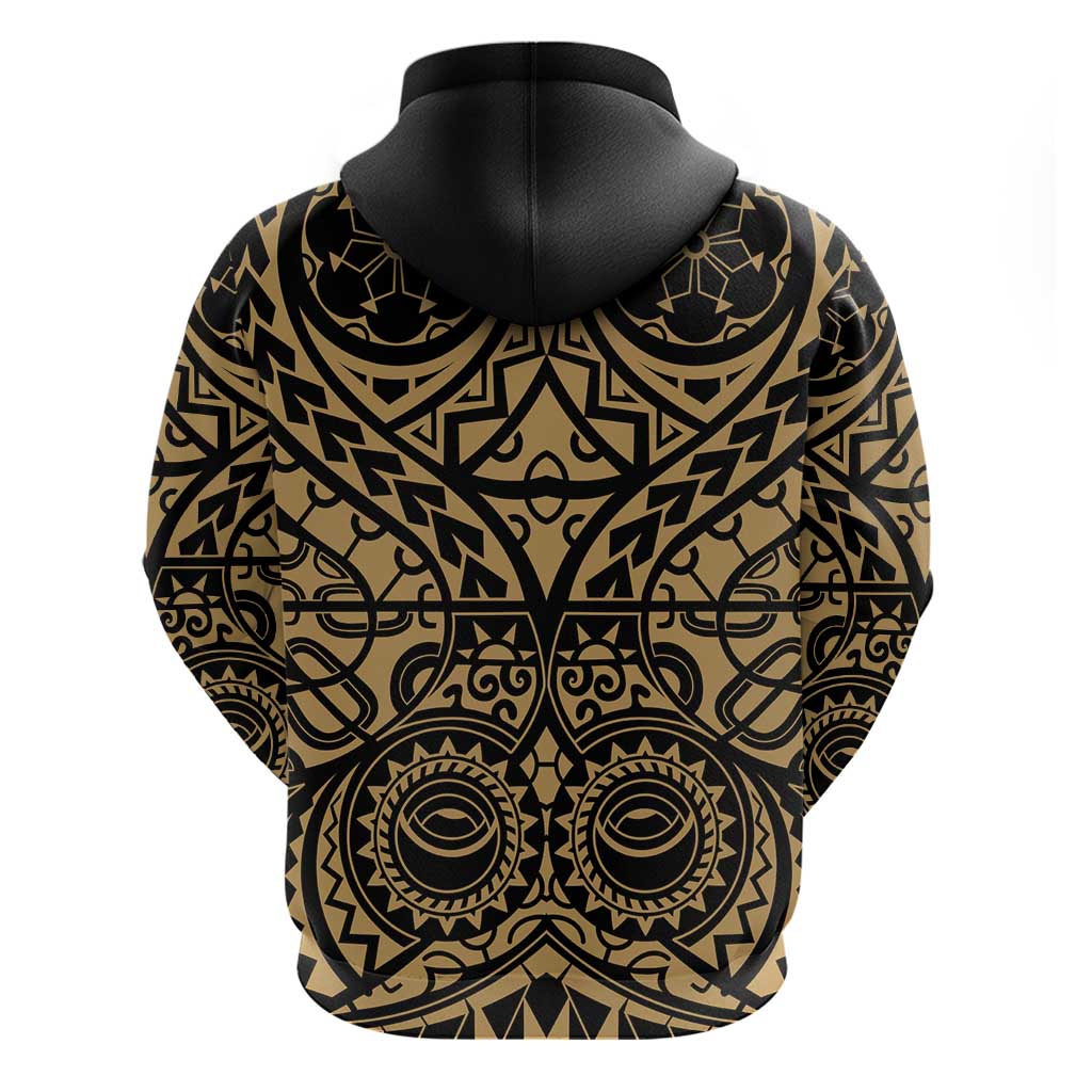 Austral Islands Hoodie Tuhaa Pae Penu Stars Necklace Gold LT14 - Polynesian Pride