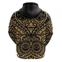 Austral Islands Hoodie Tuhaa Pae Penu Stars Necklace Gold LT14 - Polynesian Pride