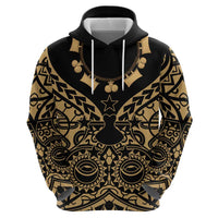 Austral Islands Hoodie Tuhaa Pae Penu Stars Necklace Gold LT14 - Polynesian Pride