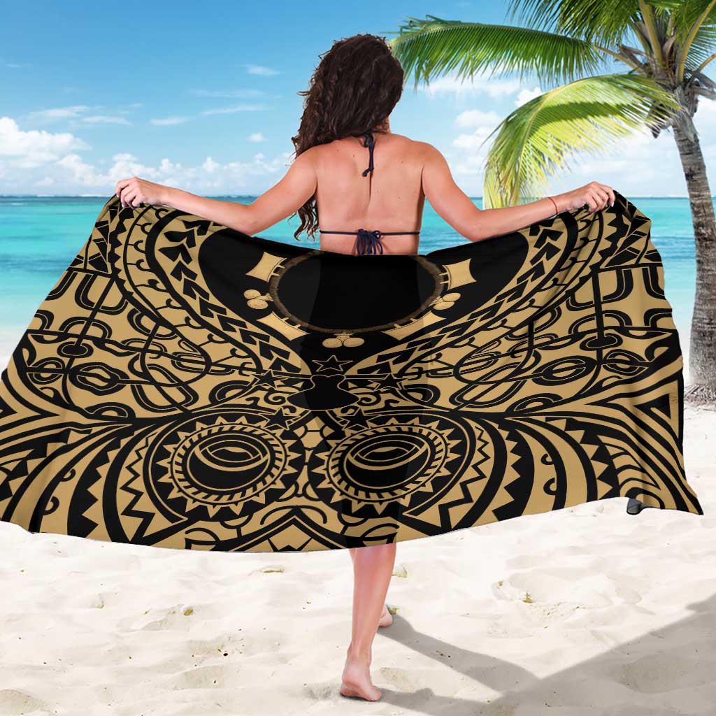 Austral Islands Sarong Tuhaa Pae Penu Stars Necklace Gold - Polynesian Pride