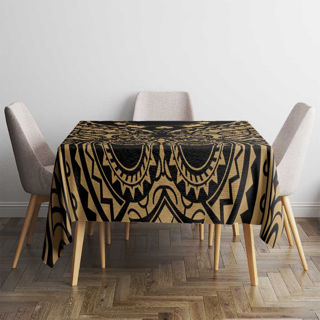 Austral Islands Tablecloth Tuhaa Pae Penu Stars Necklace Gold - Polynesian Pride