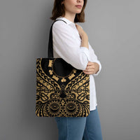 Austral Islands Tote Bag Tuhaa Pae Penu Stars Necklace Gold LT14 - Polynesian Pride