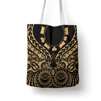 Austral Islands Tote Bag Tuhaa Pae Penu Stars Necklace Gold LT14 - Polynesian Pride