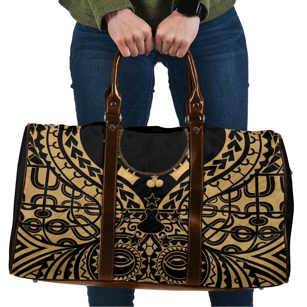 Austral Islands Travel Bag Tuhaa Pae Penu Stars Necklace Gold LT14 Gold - Polynesian Pride