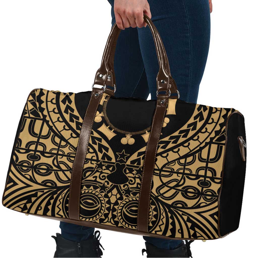 Austral Islands Travel Bag Tuhaa Pae Penu Stars Necklace Gold LT14 - Polynesian Pride