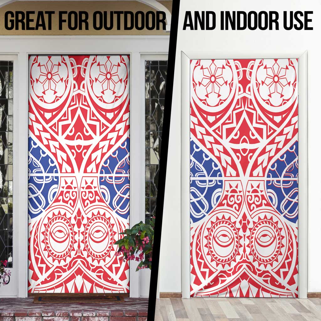 Austral Islands Door Cover Tuhaa Pae Penu Stars Necklace Red - Polynesian Pride