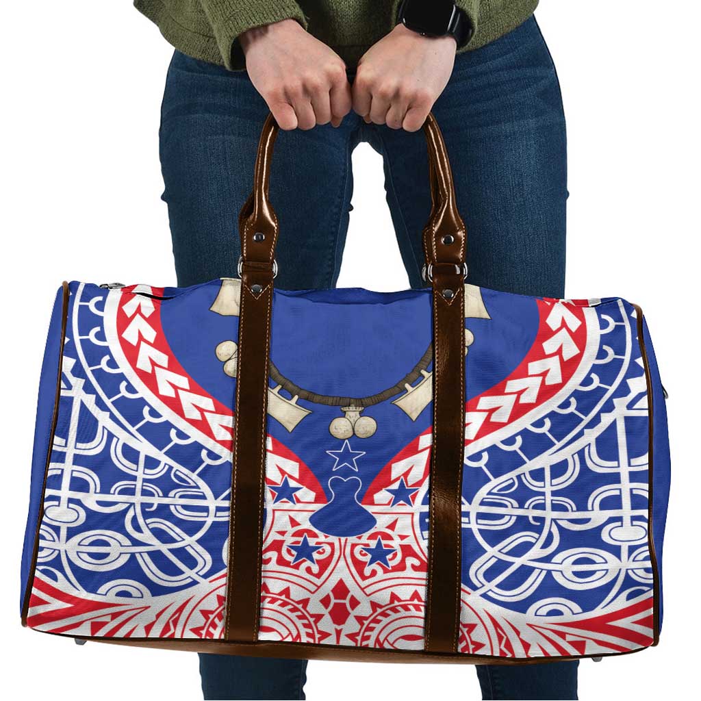 Austral Islands Travel Bag Tuhaa Pae Penu Stars Necklace Red - Polynesian Pride