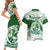 Personalised Samoa Faleata College Couples Matching Short Sleeve Bodycon Dress and Hawaiian Shirt Samoan Pattern LT14 - Polynesian Pride
