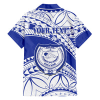 Personalised Samoa Safata College Family Matching Puletasi Dress and Hawaiian Shirt Samoan Pattern LT14 - Polynesian Pride