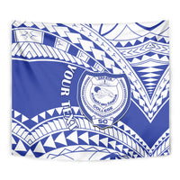 Personalised Samoa Safata College Tapestry Samoan Pattern LT14 - Polynesian Pride