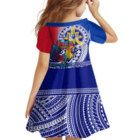 Personalised Philippines Family Matching Long Sleeve Bodycon Dress and Hawaiian Shirt Filipino Sarimanok With Polynesian Tattoo LT14 - Polynesian Pride