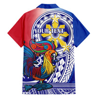 Personalised Philippines Family Matching Long Sleeve Bodycon Dress and Hawaiian Shirt Filipino Sarimanok With Polynesian Tattoo LT14 - Polynesian Pride
