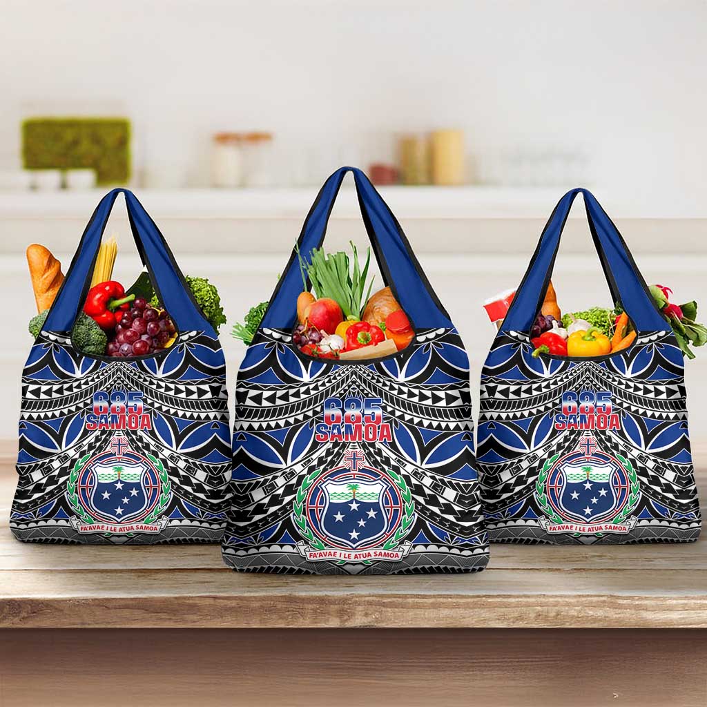 Samoa 685 Grocery Bag Samoan Coat Of Arms Simple Style