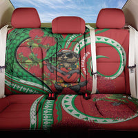 Mele Kalikimaka Hawaii Back Car Seat Cover Mongoose Santa With Ohia Lehua