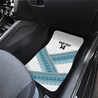Custom Fiji Tapa Rugby 2025 Car Mats Go Champions Fijiana LT14 - Polynesian Pride