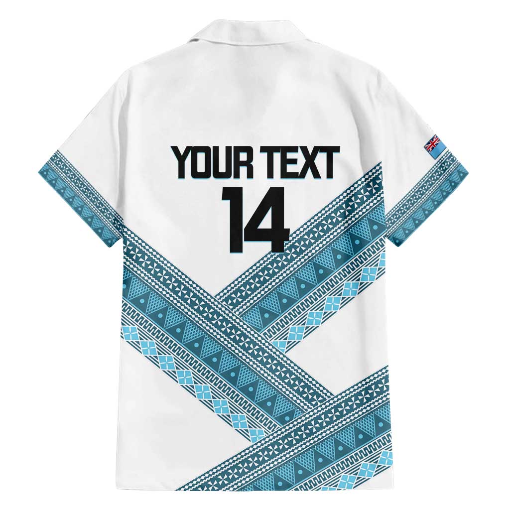 Custom Fiji Tapa Rugby 2025 Family Matching Off Shoulder Maxi Dress and Hawaiian Shirt Go Champions Fijiana LT14 - Polynesian Pride