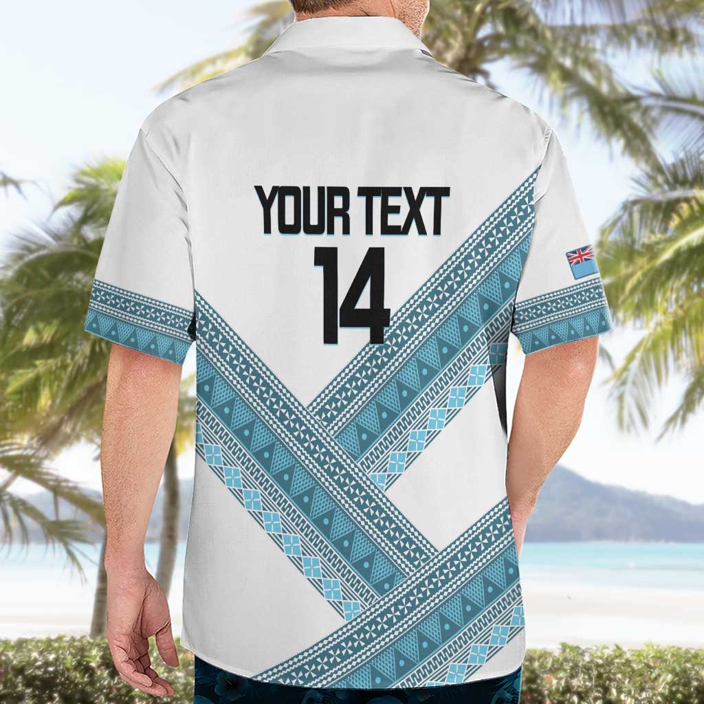 Custom Fiji Tapa Rugby 2025 Hawaiian Shirt Go Champions Fijiana LT14 - Polynesian Pride