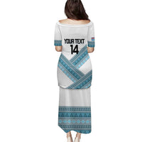 Custom Fiji Tapa Rugby 2025 Puletasi Go Champions Fijiana LT14 - Polynesian Pride