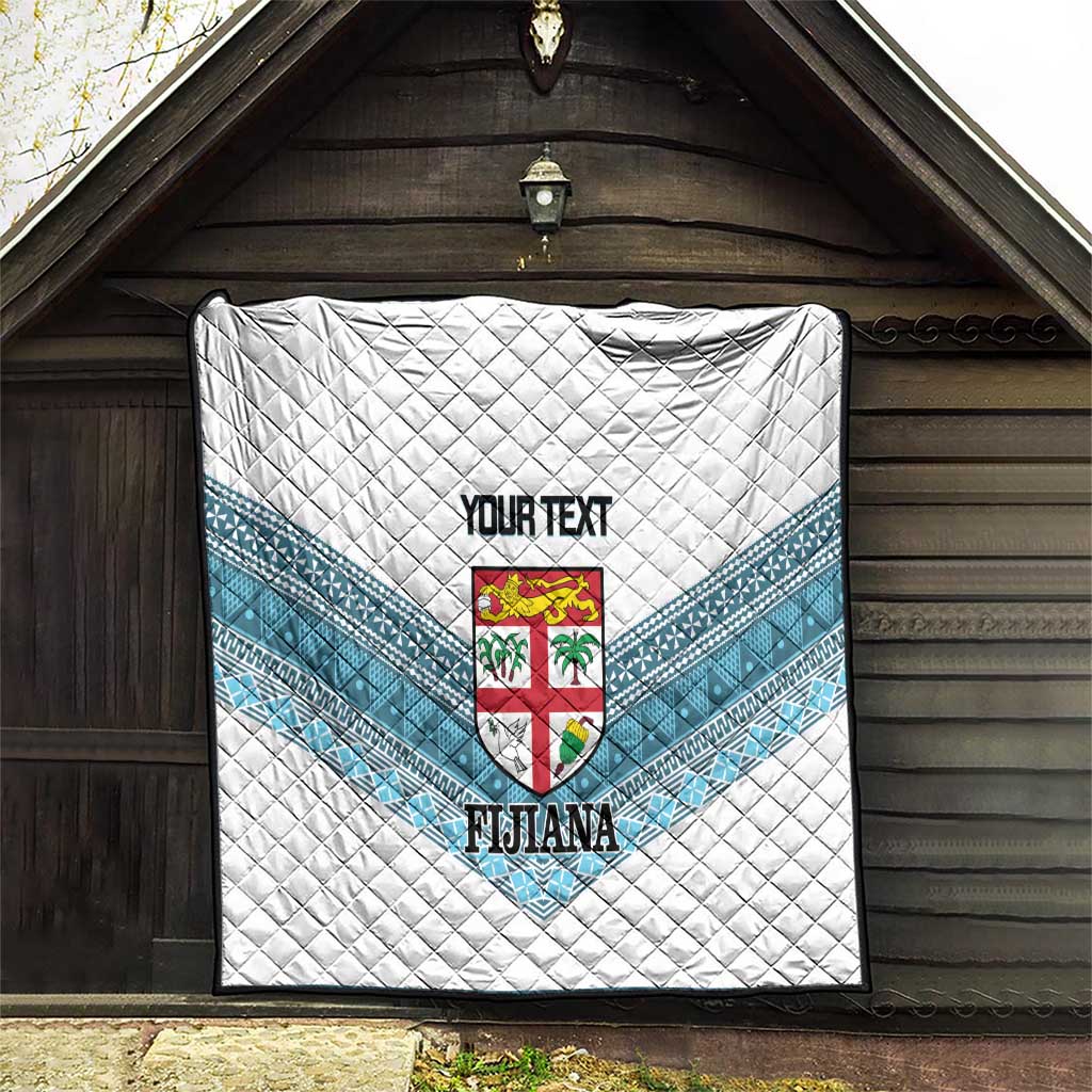Custom Fiji Tapa Rugby 2025 Quilt Go Champions Fijiana LT14 - Polynesian Pride