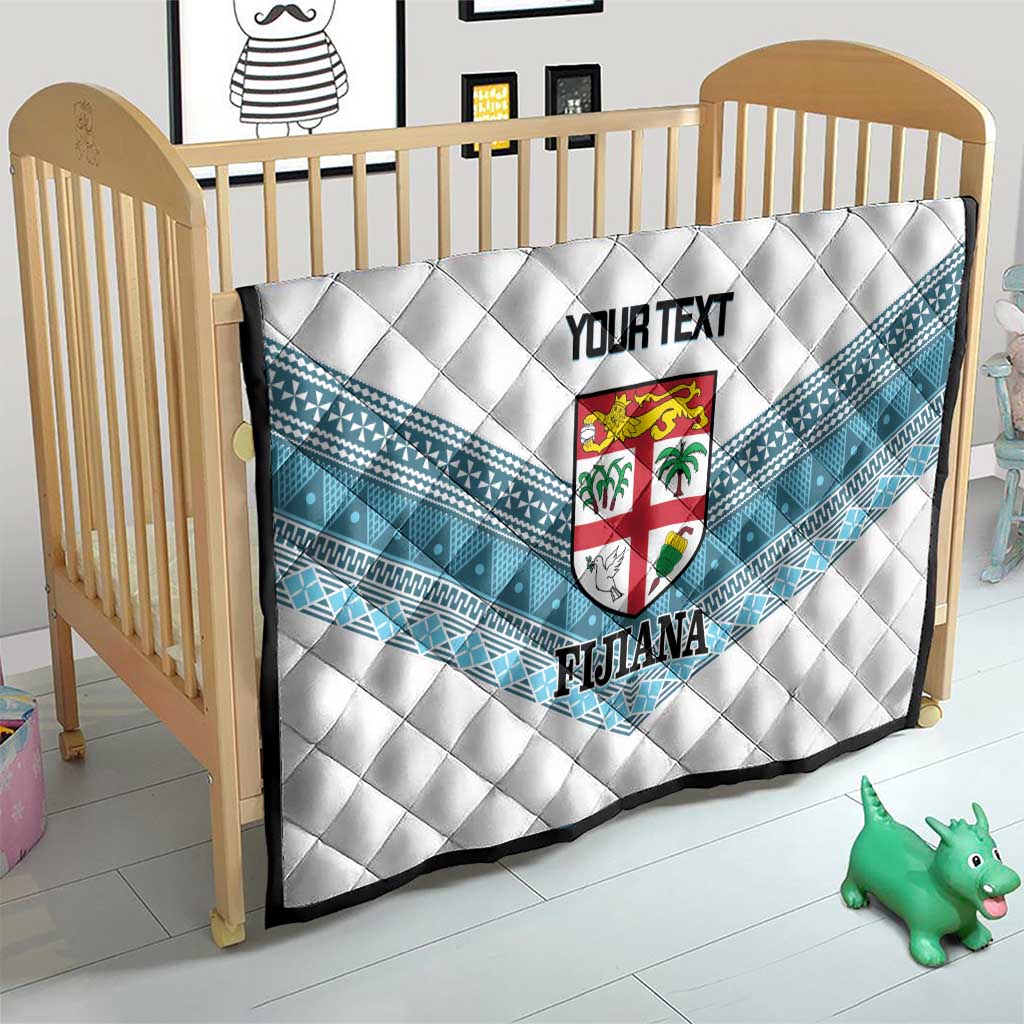 Custom Fiji Tapa Rugby 2025 Quilt Go Champions Fijiana LT14 - Polynesian Pride
