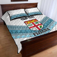 Custom Fiji Tapa Rugby 2025 Quilt Bed Set Go Champions Fijiana LT14 - Polynesian Pride
