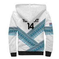 Custom Fiji Tapa Rugby 2025 Sherpa Hoodie Go Champions Fijiana LT14 - Polynesian Pride