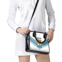 Custom Fiji Tapa Rugby 2025 Shoulder Handbag Go Champions Fijiana LT14 - Polynesian Pride