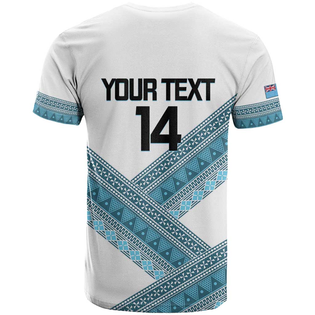 Custom Fiji Tapa Rugby 2025 T Shirt Go Champions Fijiana LT14 - Polynesian Pride