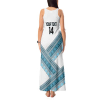 Custom Fiji Tapa Rugby 2025 Tank Maxi Dress Go Champions Fijiana LT14 - Polynesian Pride