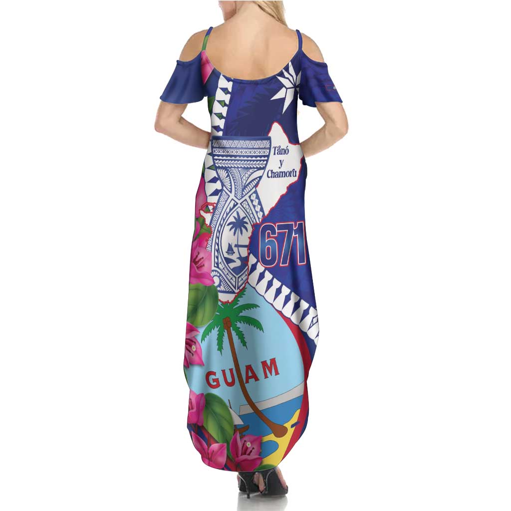 Biba Guam Liberation Day Family Matching Summer Maxi Dress and Hawaiian Shirt Tano y Chamoru Latte Stone Blue LT14 - Polynesian Pride