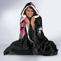 Biba Guam Liberation Day Hooded Blanket Tano y Chamoru Latte Stone Black LT14 - Polynesian Pride