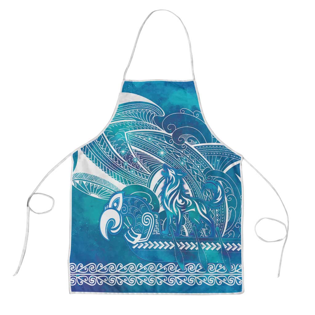 Kuri Dog Waka New Zealand Matariki Apron Ocean Sharks Maori Tattoo