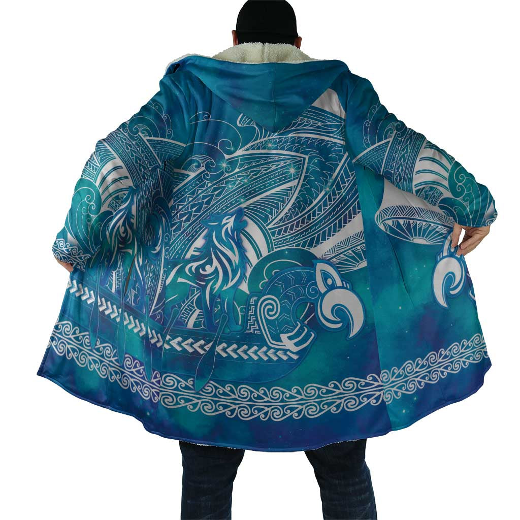 Kuri Dog Waka New Zealand Matariki Cloak Ocean Sharks Maori Tattoo LT14 - Polynesian Pride